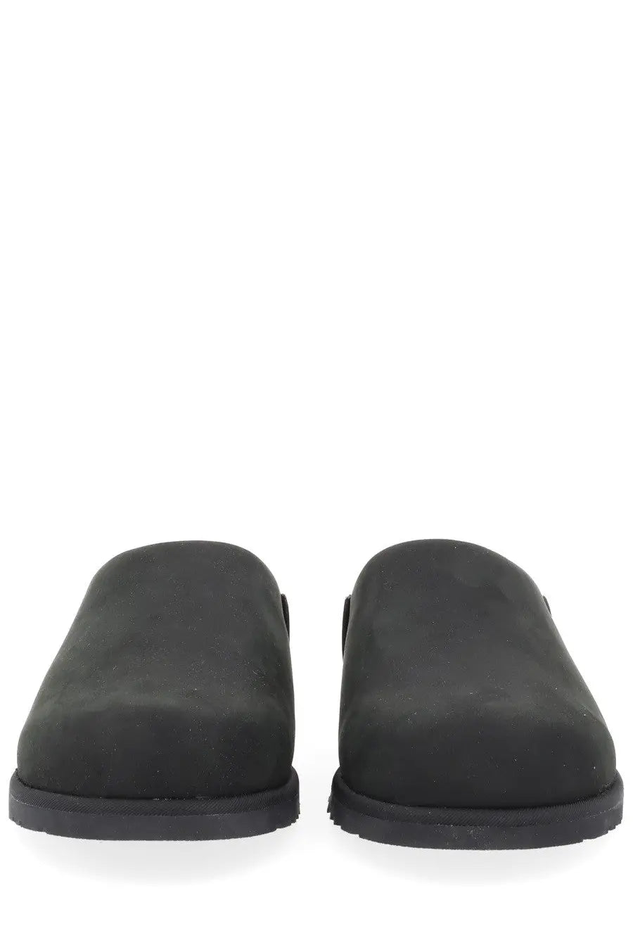 Ugg women’s sabot otzo black black suede slip-on clogs with durable rubber sole for casual wear