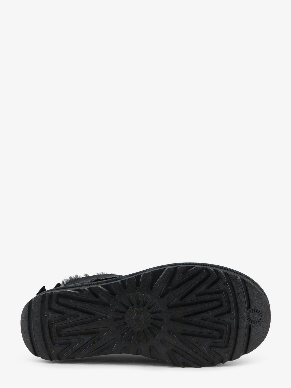 UGG Women's Ultra Mini Bailey Bow Suede Ankle Boot Black