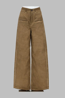Uma Wang Women's Pantalone Ball Beige
