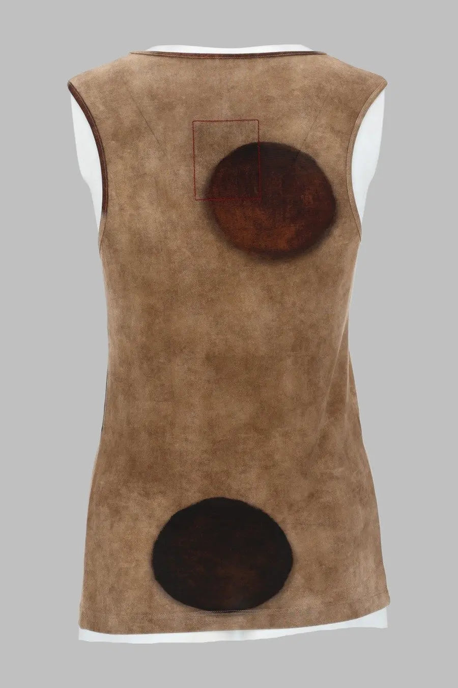 Uma Wang Women's Top Con Macro Pois Beige