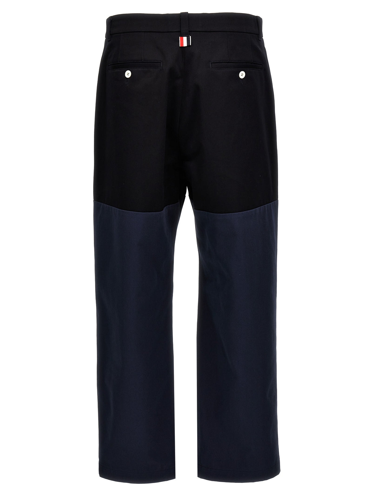 Thom Browne Unconstructed Combo Pants Blue