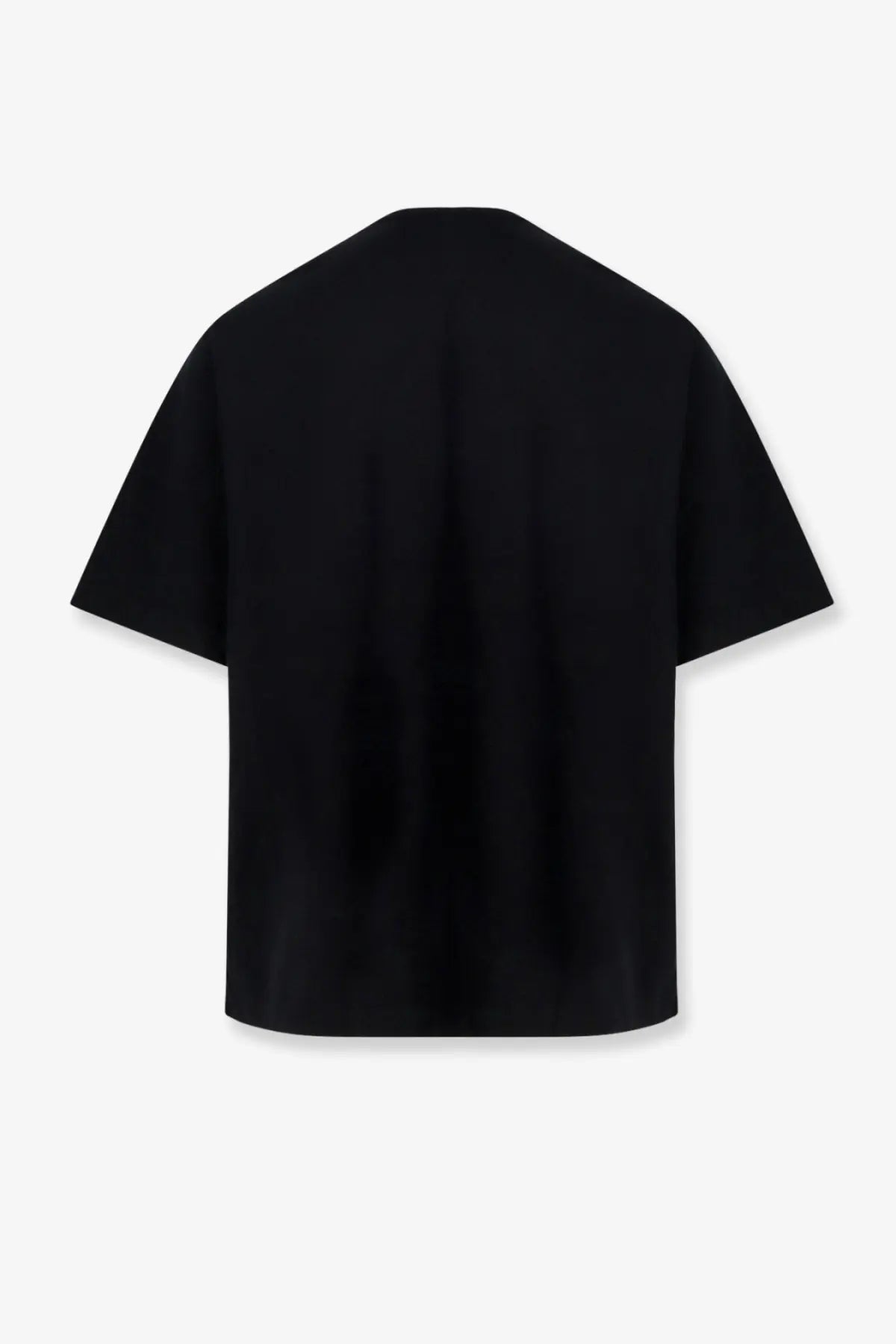 Undercover men’s cotton shirt black oversized t-shirt with short sleeves relaxed fit and smooth fabric