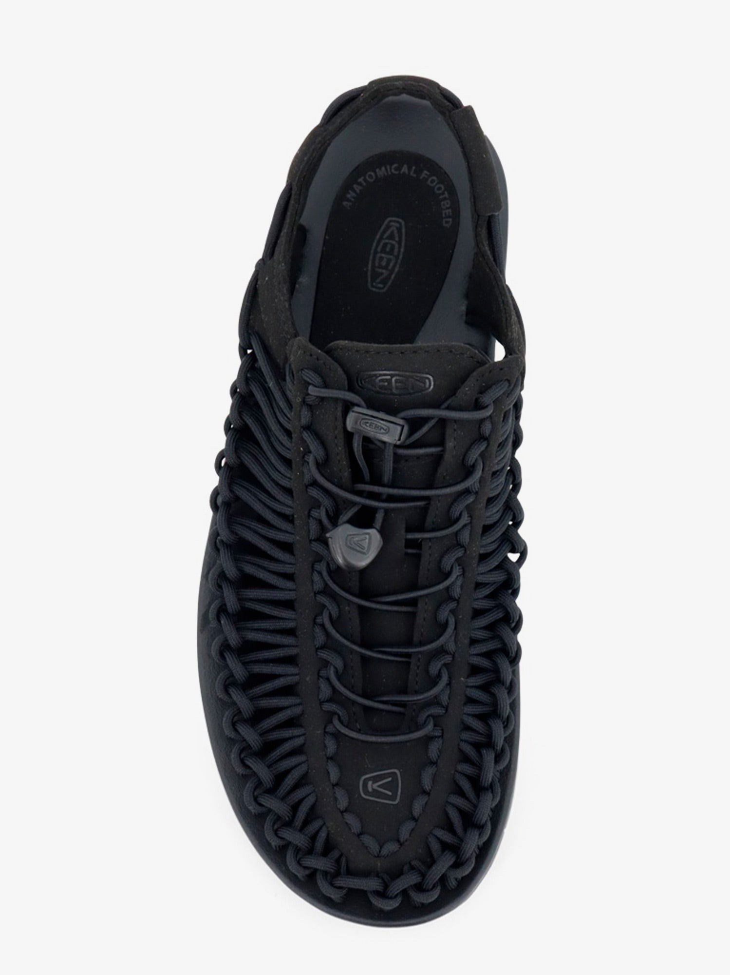 Keen Men's Uneek Woven Fabric Sandals Black