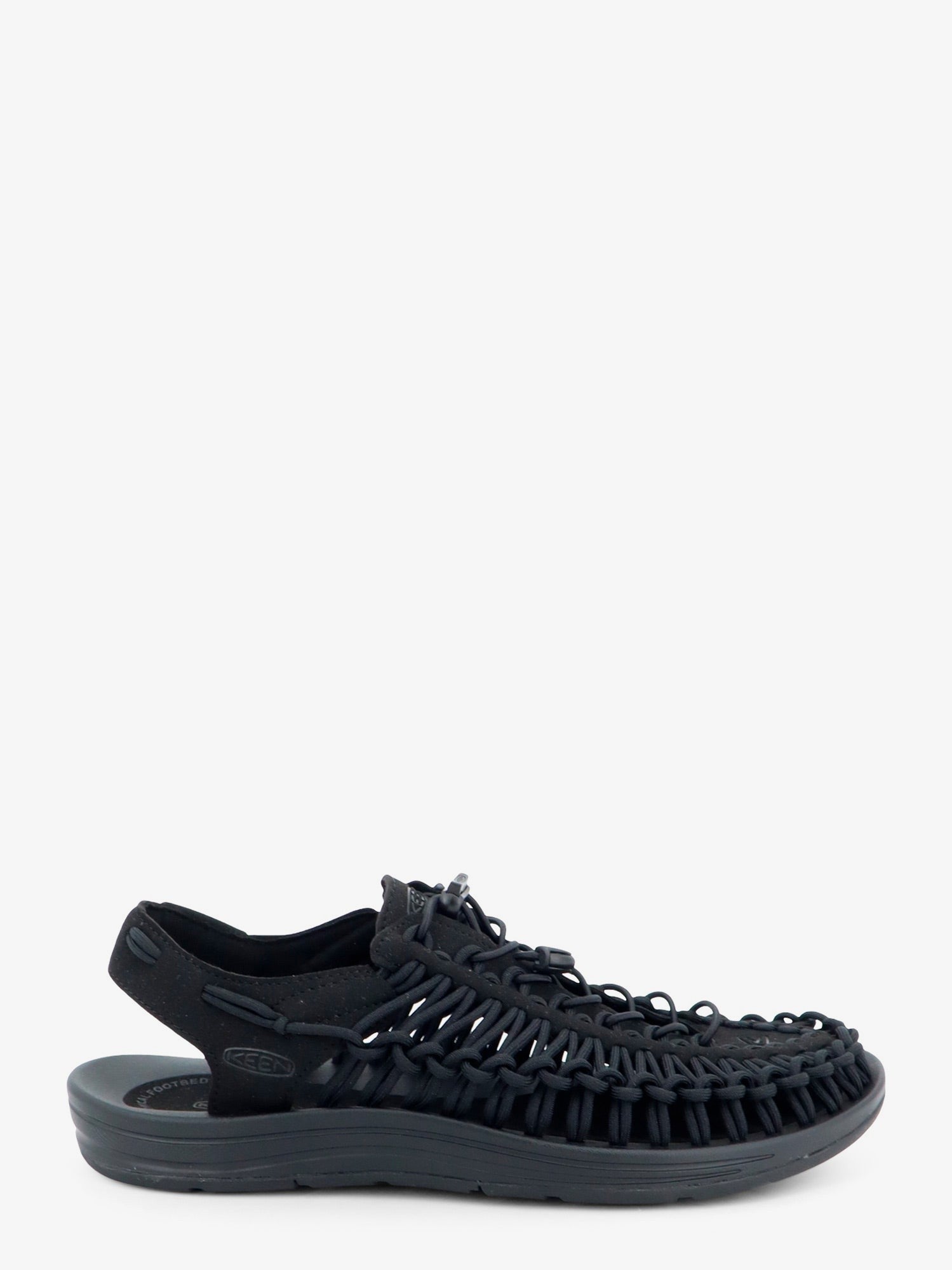Keen Men's Uneek Woven Fabric Sandals Black