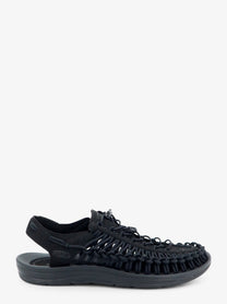 Keen Men's Uneek Woven Fabric Sandals Black