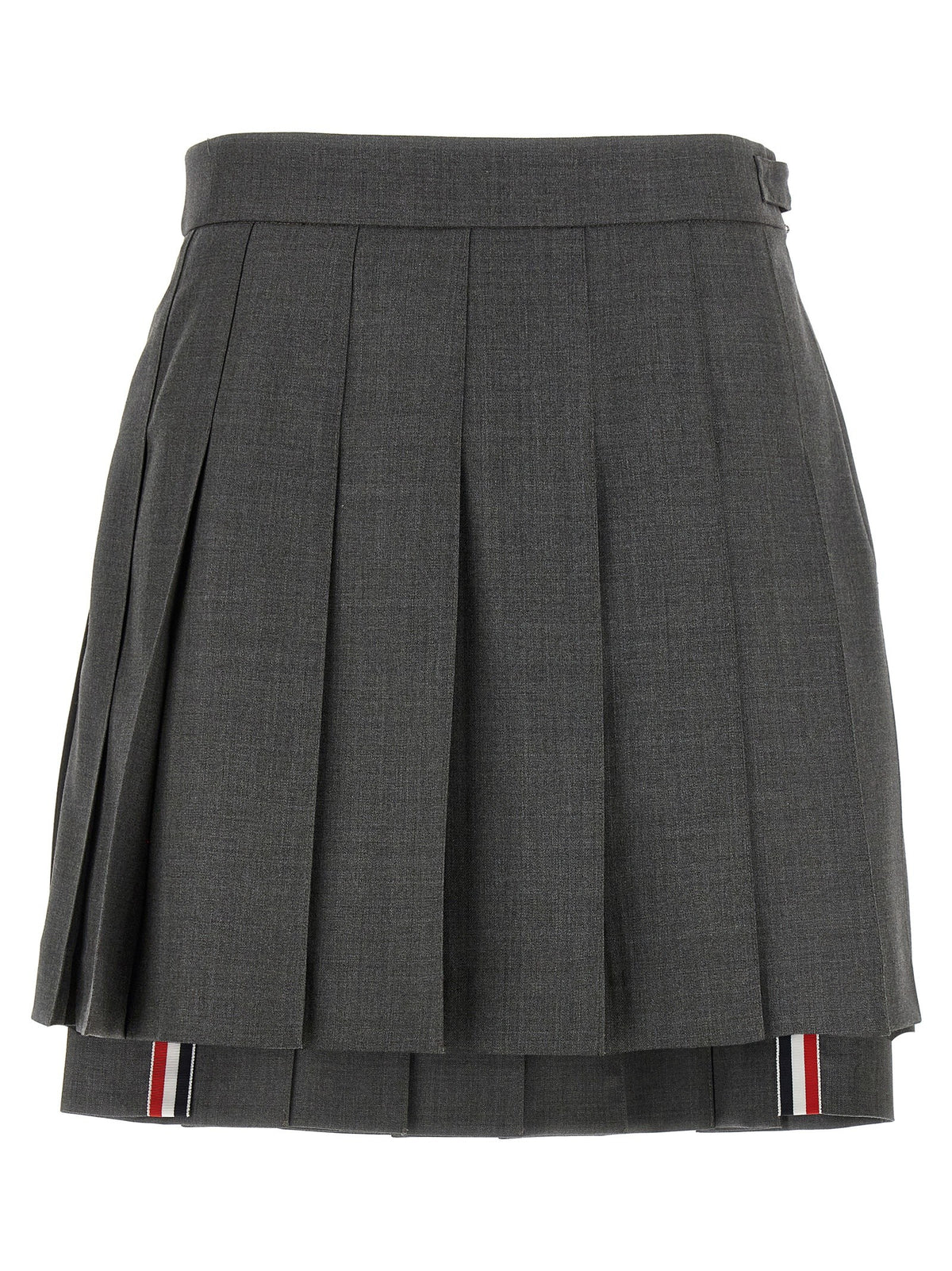 Thom Browne Uniform Mini Skirt Grey