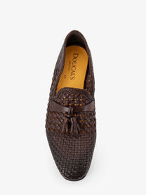 Doucal's Men's Unique Leather Loafers Gold