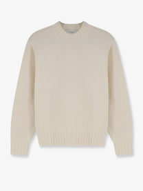DUNST Women's Unisex Chunky Roll Neck Sweater White