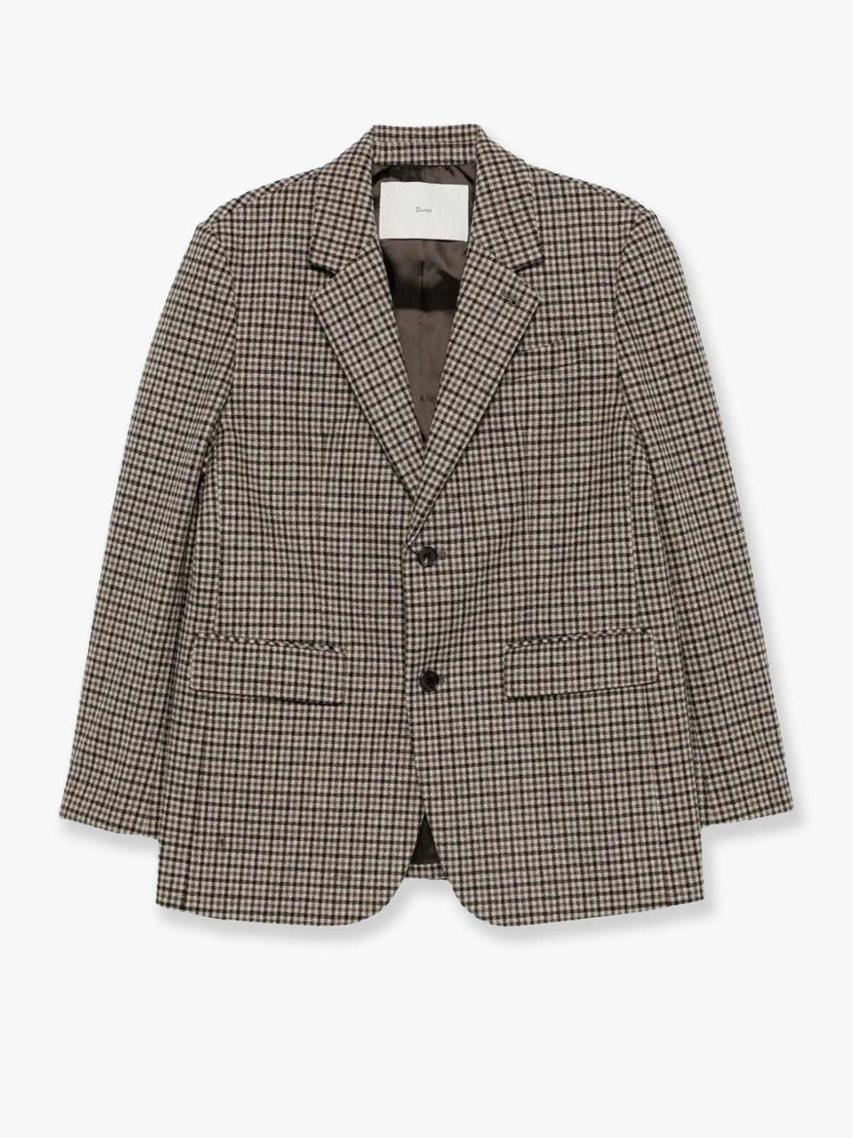 DUNST Women's Unisex Classic Wool Blazer Beige