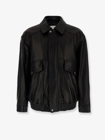 DUNST Women's Unisex Leather Blouson Black