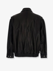 DUNST Women's Unisex Leather Blouson Black