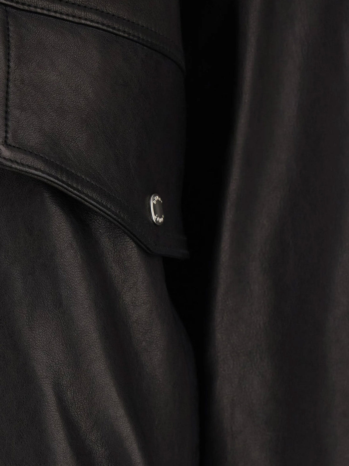 DUNST Women's Unisex Leather Blouson Black