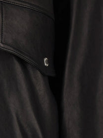 DUNST Women's Unisex Leather Blouson Black