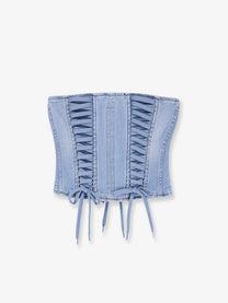 Elisabetta Franchi Women's Bustier Top Blue