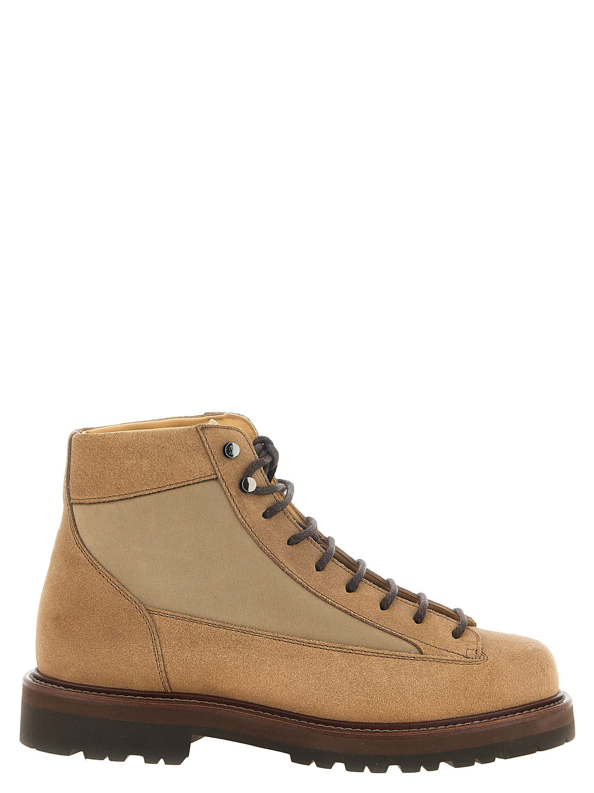 Brunello Cucinelli Urban Outdoor Ankle Boots Beige