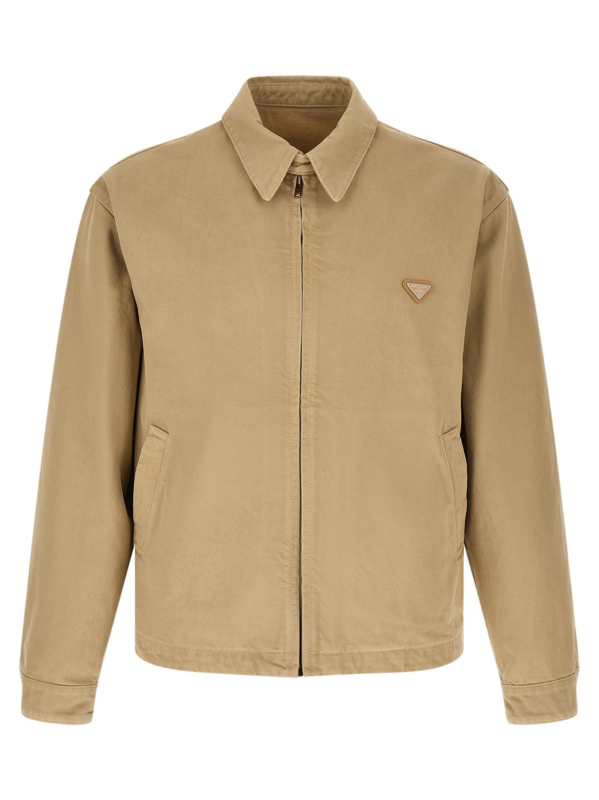 PRADA Used Denim Jacket Beige