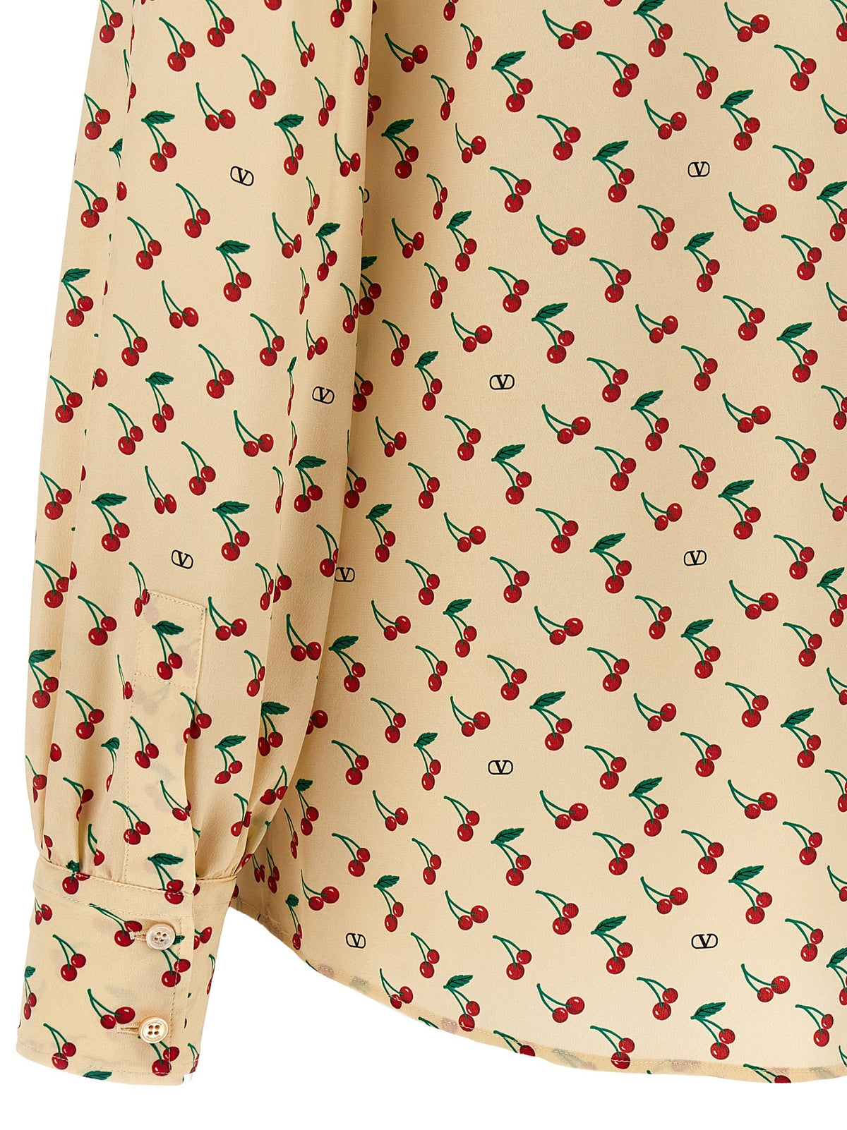 Valentino Valentino Garavani Cherryfic Shirt Beige