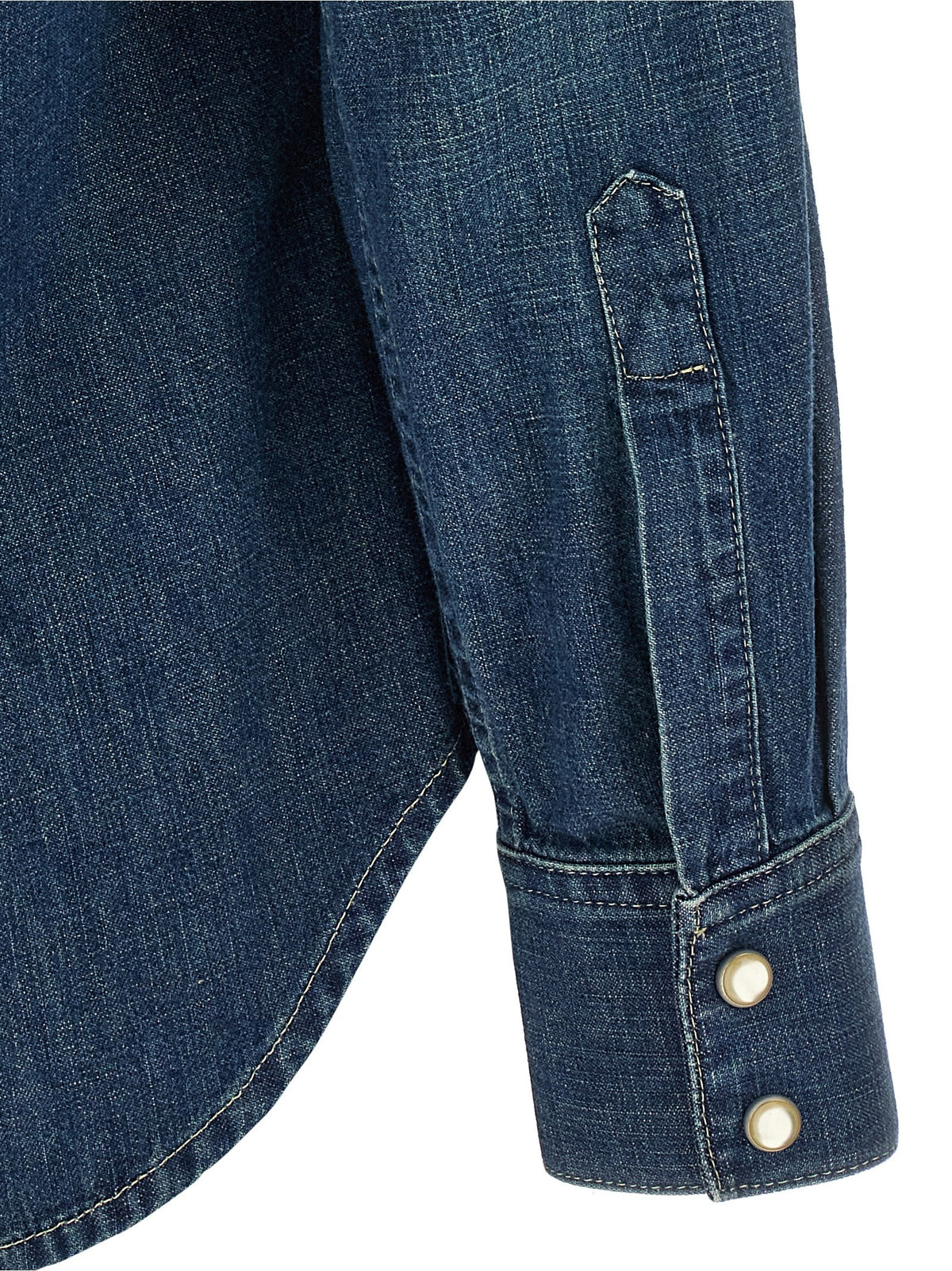 Valentino Valentino Garavani Denim Shirt Blue