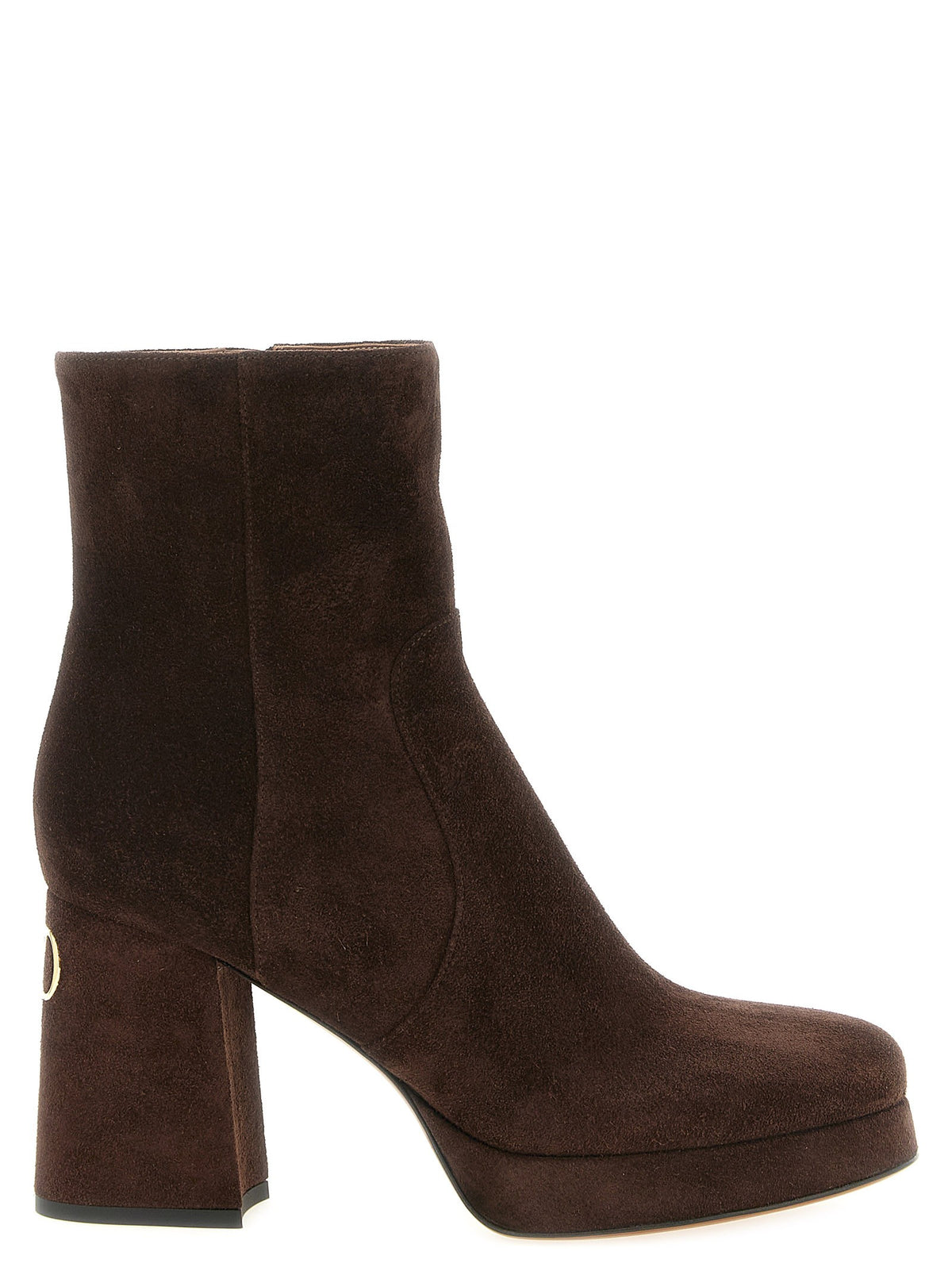 Valentino Valentino Garavani Fawcette Ankle Boots Brown