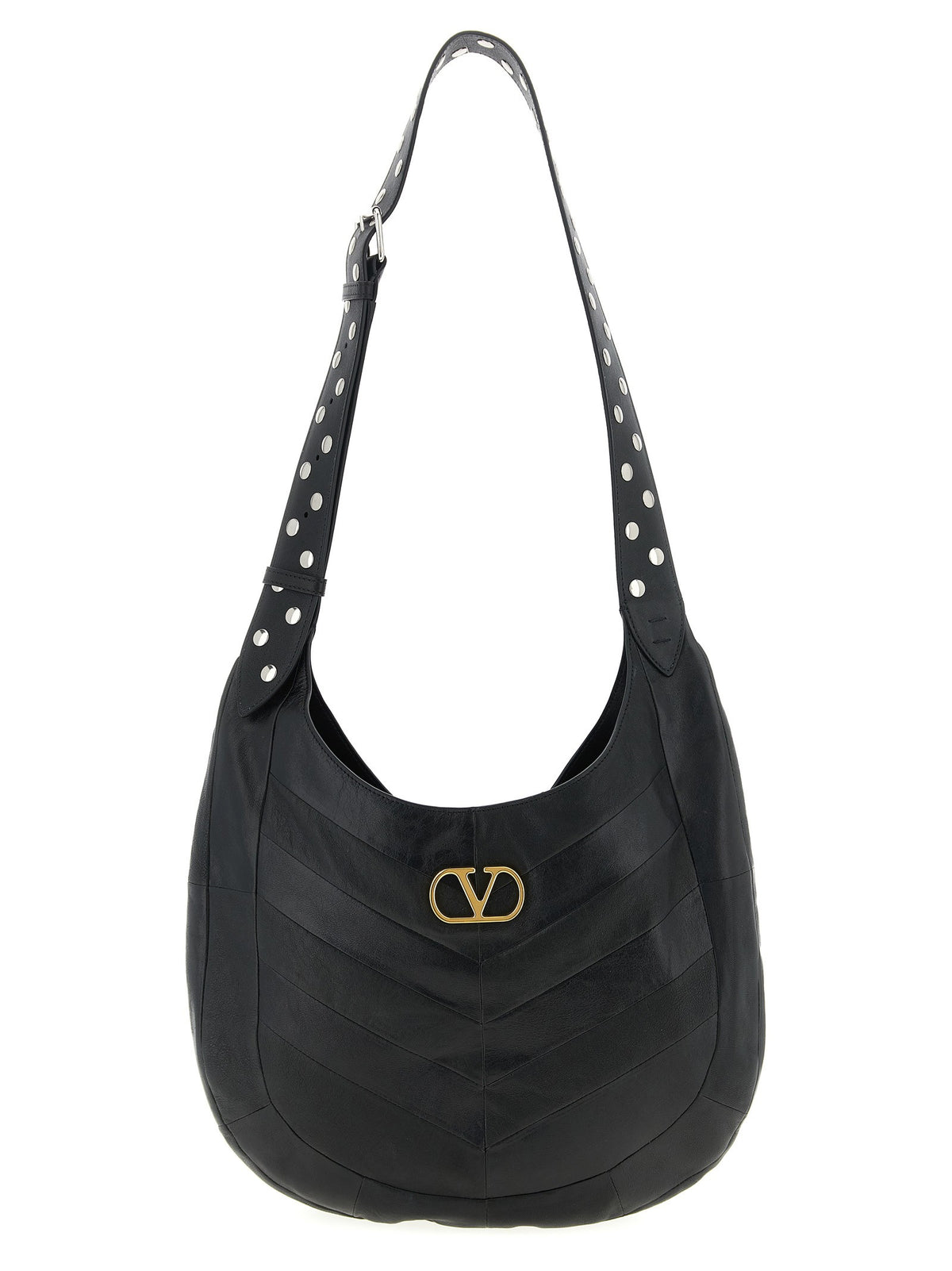 Valentino Valentino Garavani Hoboho Medium Shoulder Bag Black