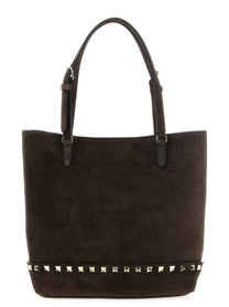 Valentino Valentino Garavani Rockstud Small Shopping Bag Brown
