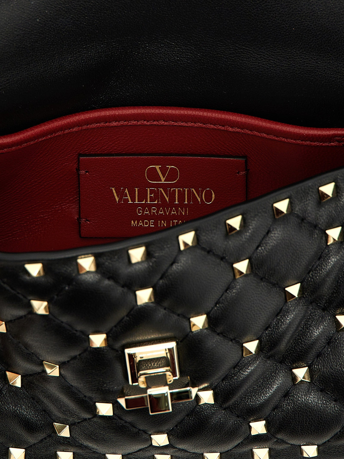 Valentino Valentino Garavani Rockstud Spike Handbag Black