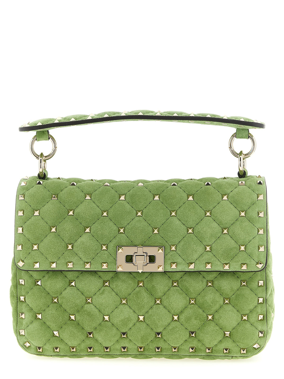 Valentino Valentino Garavani Rockstud Spike Shoulder Bag Green