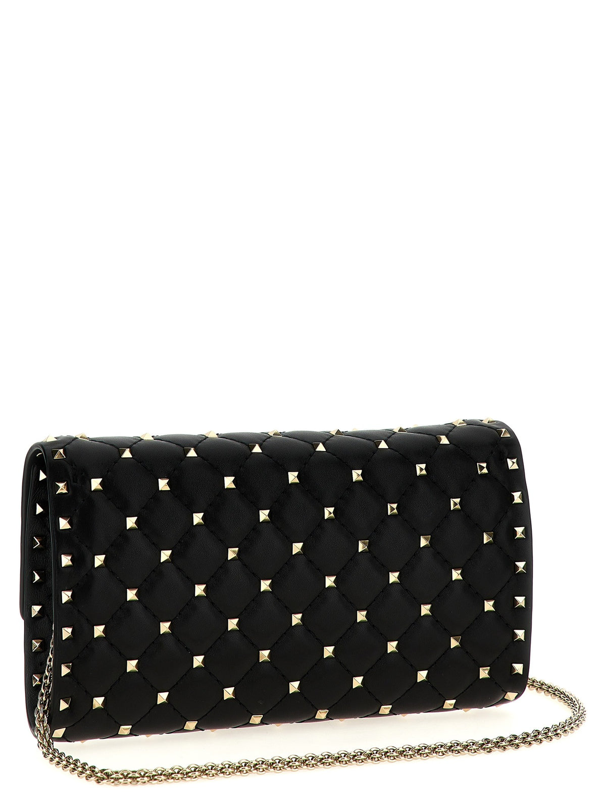 Valentino Valentino Garavani Rockstud Spike Shoulder Bag Black