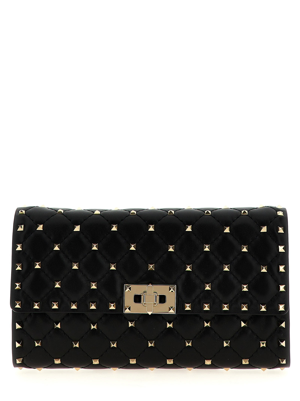 Valentino Valentino Garavani Rockstud Spike Shoulder Bag Black