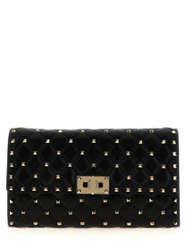 Valentino Valentino Garavani Rockstud Spike Shoulder Bag Black