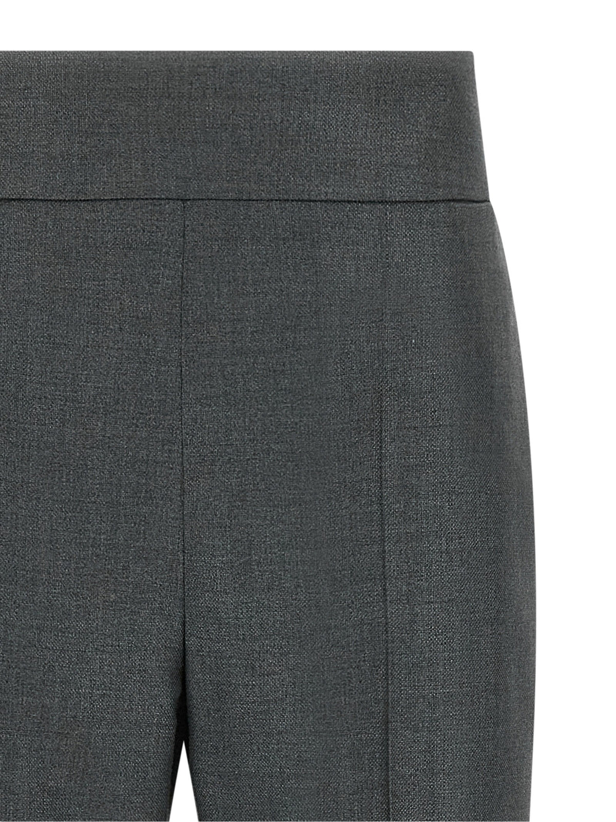 Valentino Valentino Garavani Textured Silk Wool Pants Grey