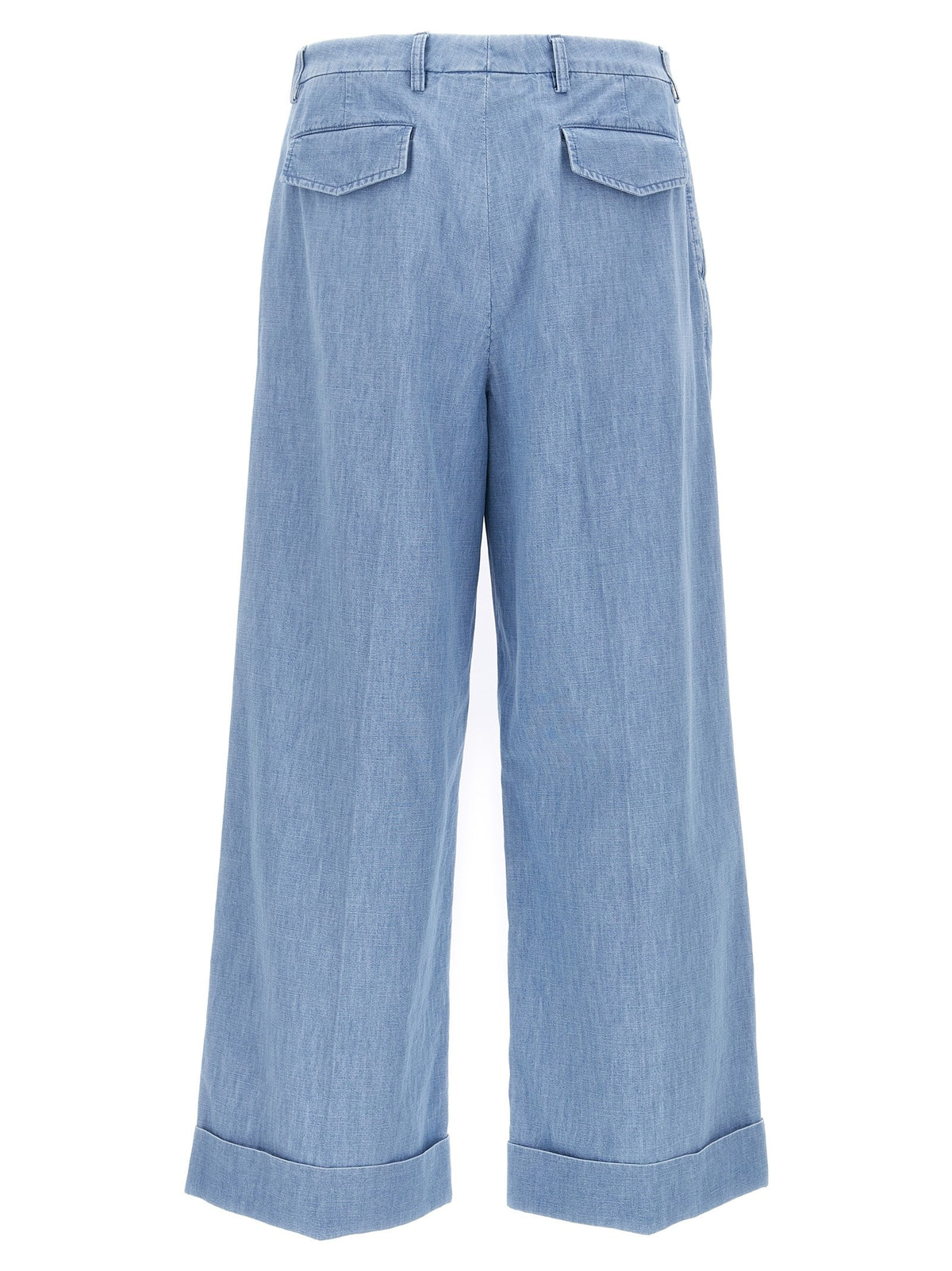 Valentino Valentino Garavani Turn up Jeans Blue