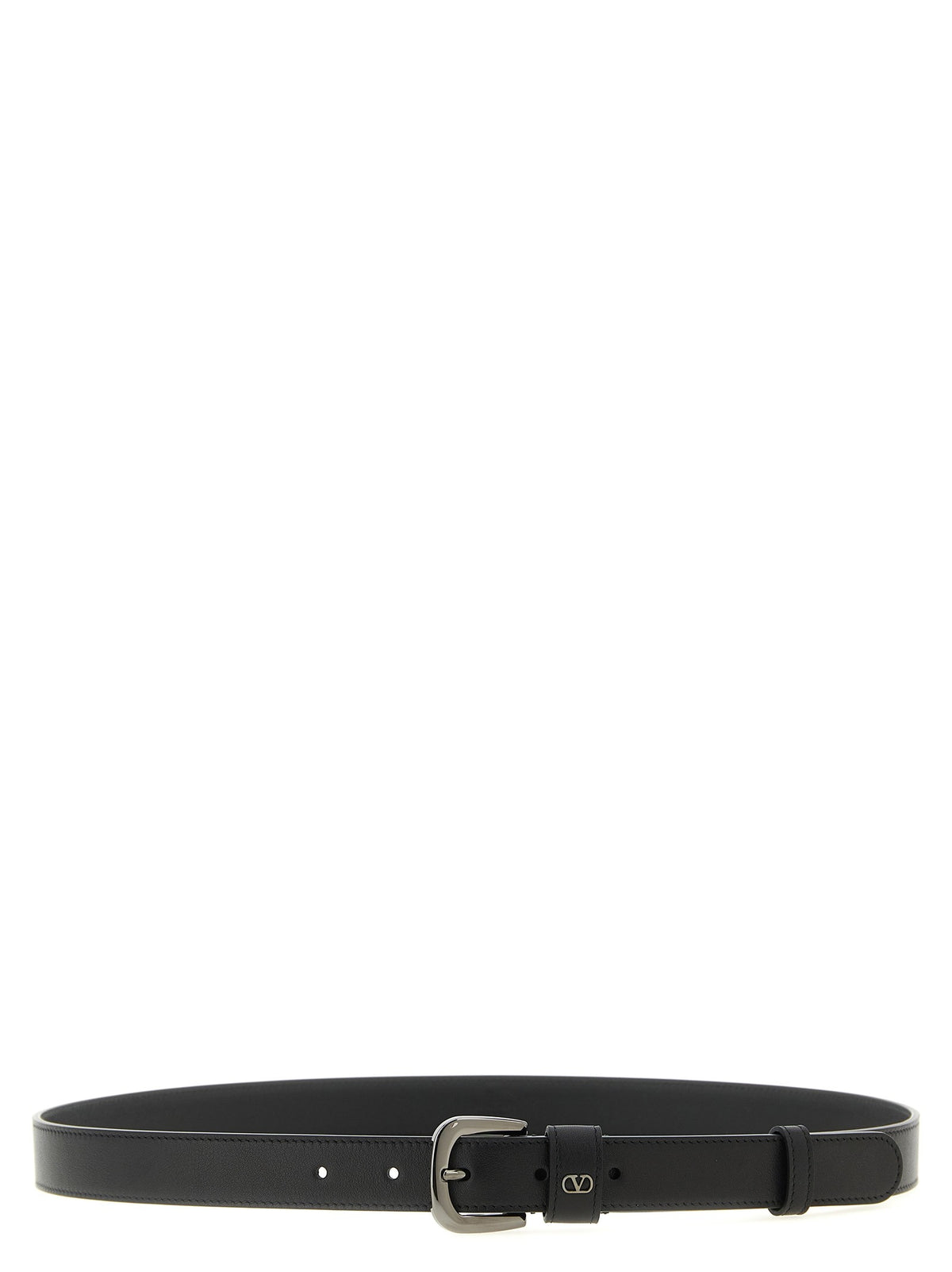Valentino Valentino Garavani Vlogo Signature Belt Black