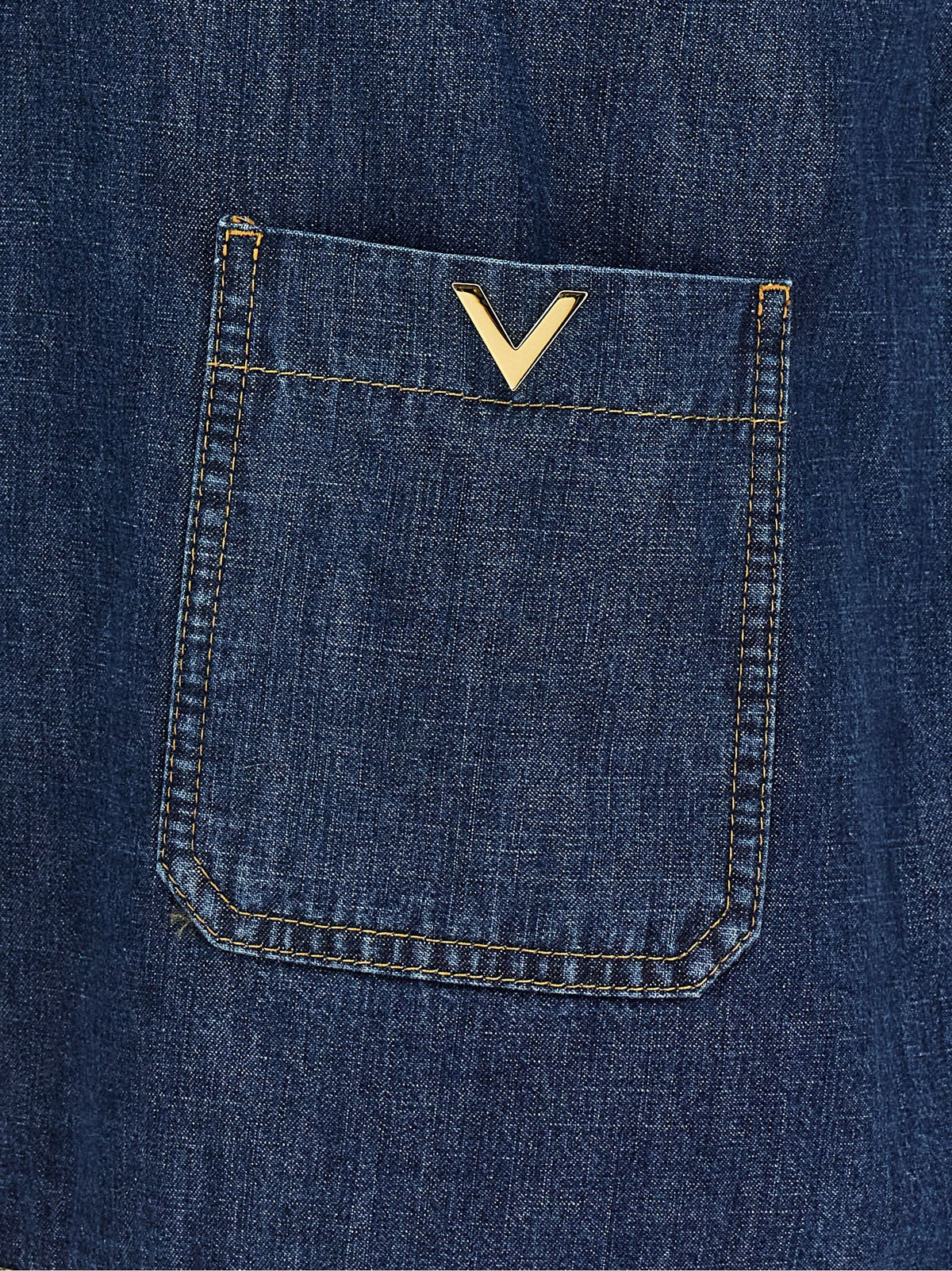 Valentino Valentino Garavani Vlogo Signature Shirt Blue