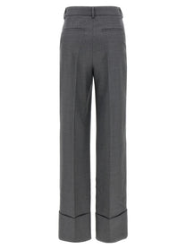 Valentino Valentino Garavani Wool Pants Grey
