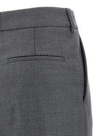 Valentino Valentino Garavani Wool Pants Grey