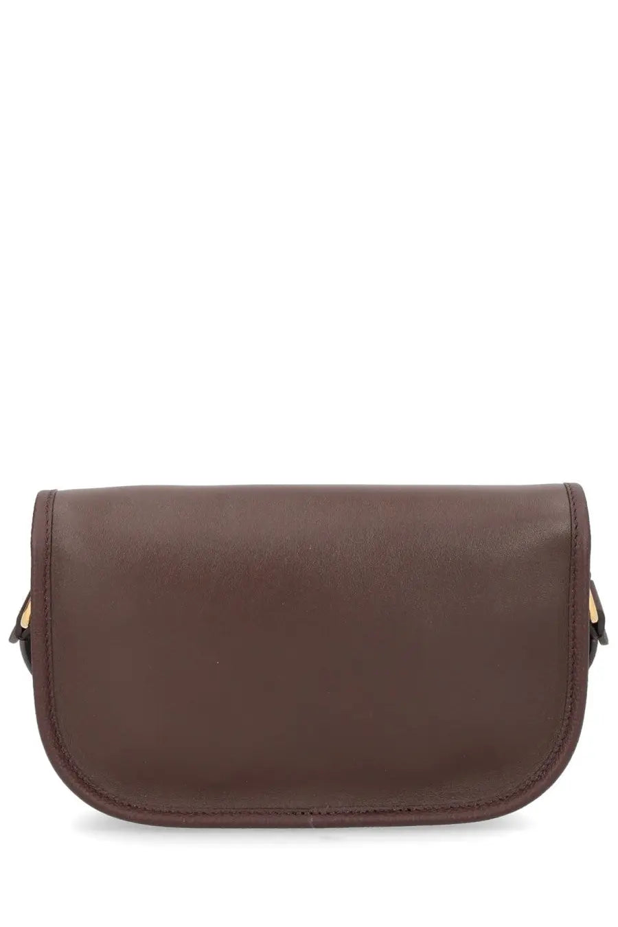 Valentino men’s Antibes brown leather crossbody bag with gold-tone hardware and adjustable strap
