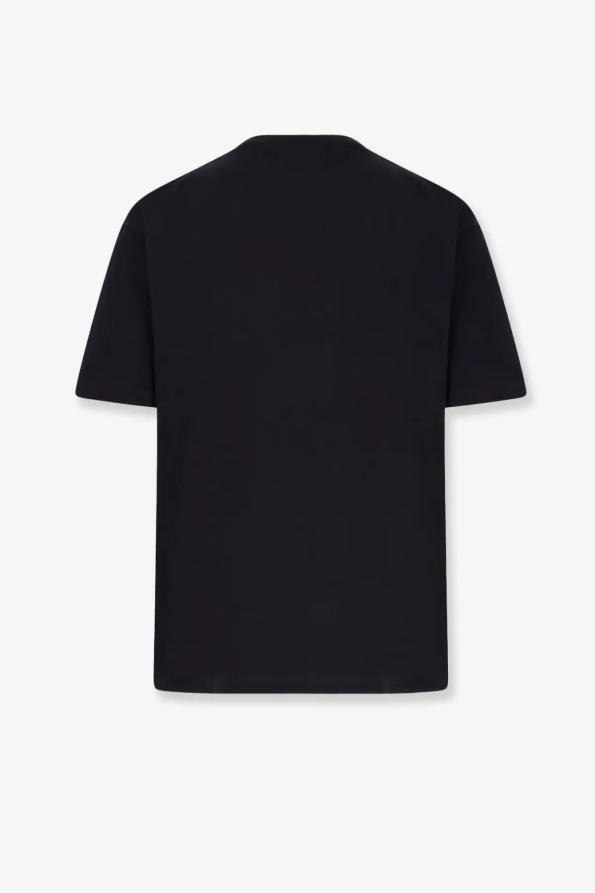 Valentino men’s black cotton short-sleeved t-shirt with a simple crew neck design
