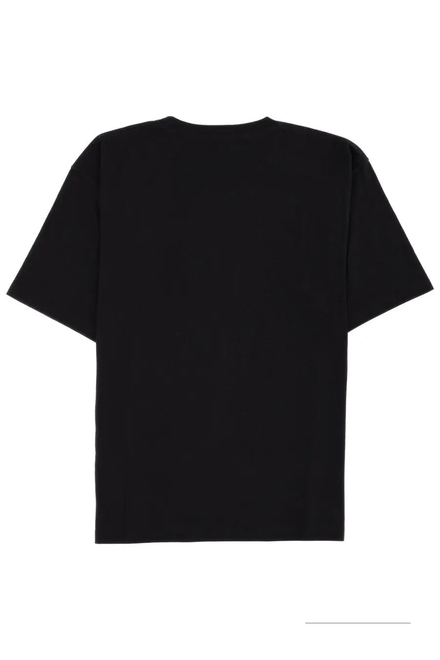 Valentino men’s black short-sleeved cotton t-shirt with minimalist design made in Italy for casual wear