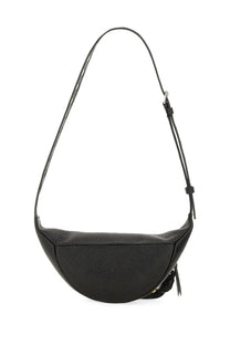 Valentino Men’s pouch Nellcôte black black pebbled leather belt bag with slender adjustable strap and gold-tone hardware