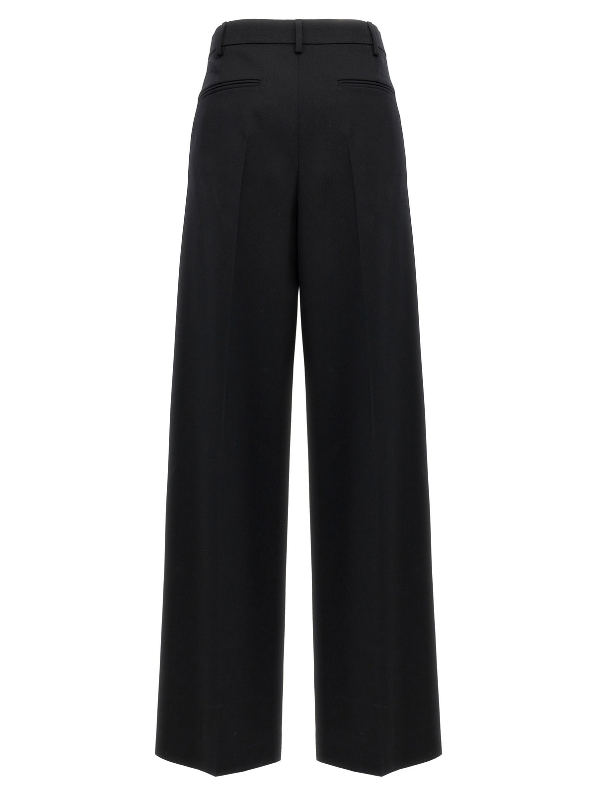 Valentino Valentino Solid Grisaille Pants Black