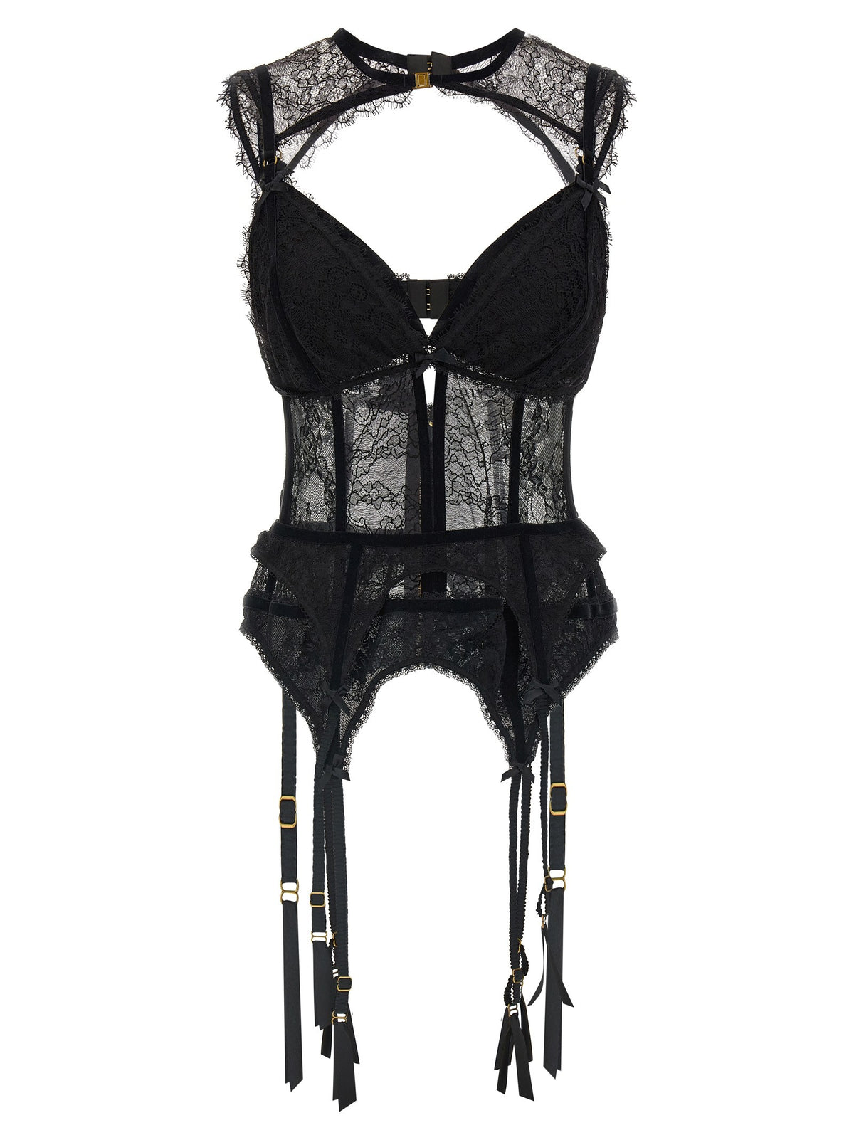 Zimmermann Valiant Lingerie Bodice Black