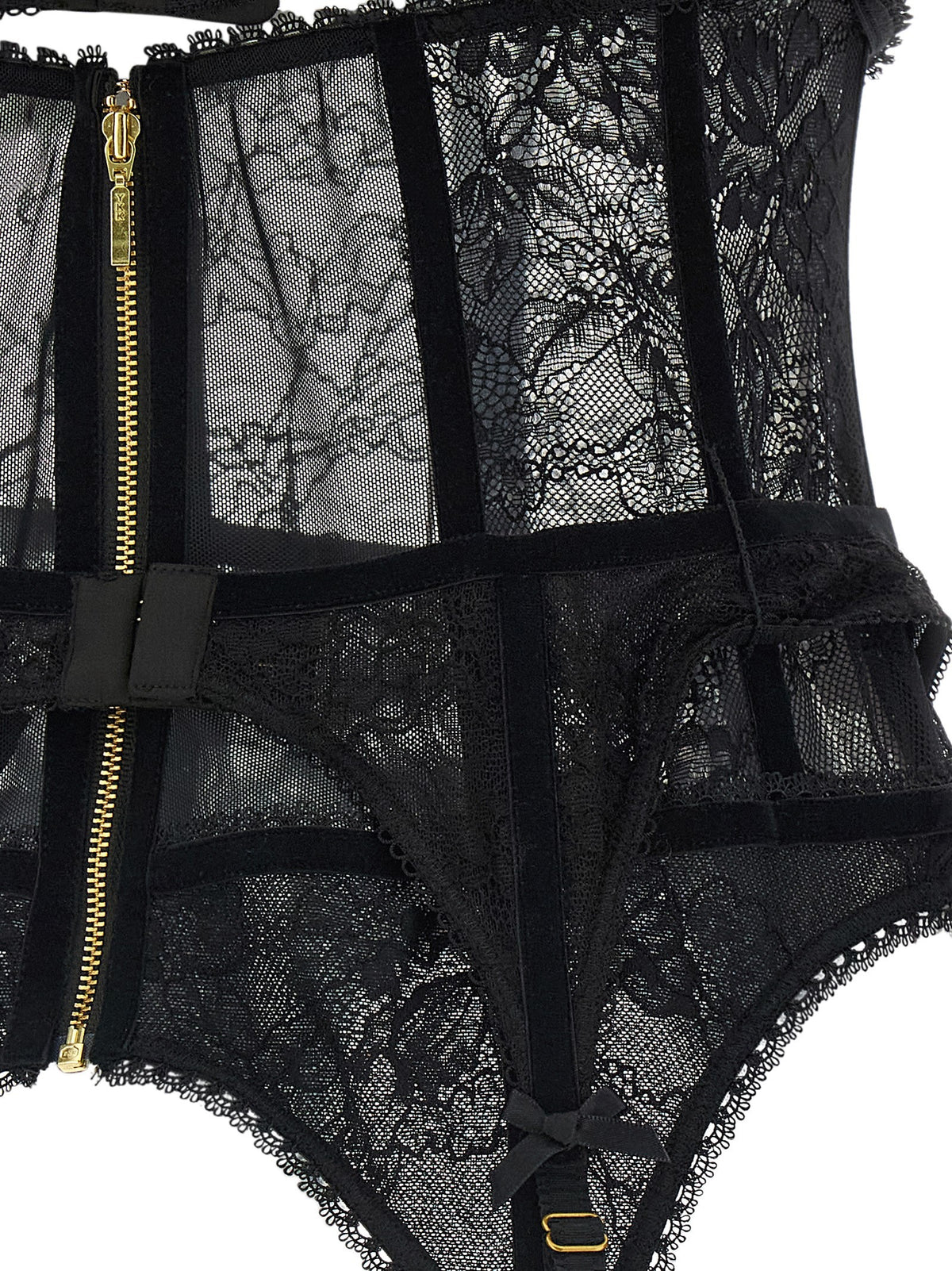 Zimmermann Valiant Lingerie Bodice Black