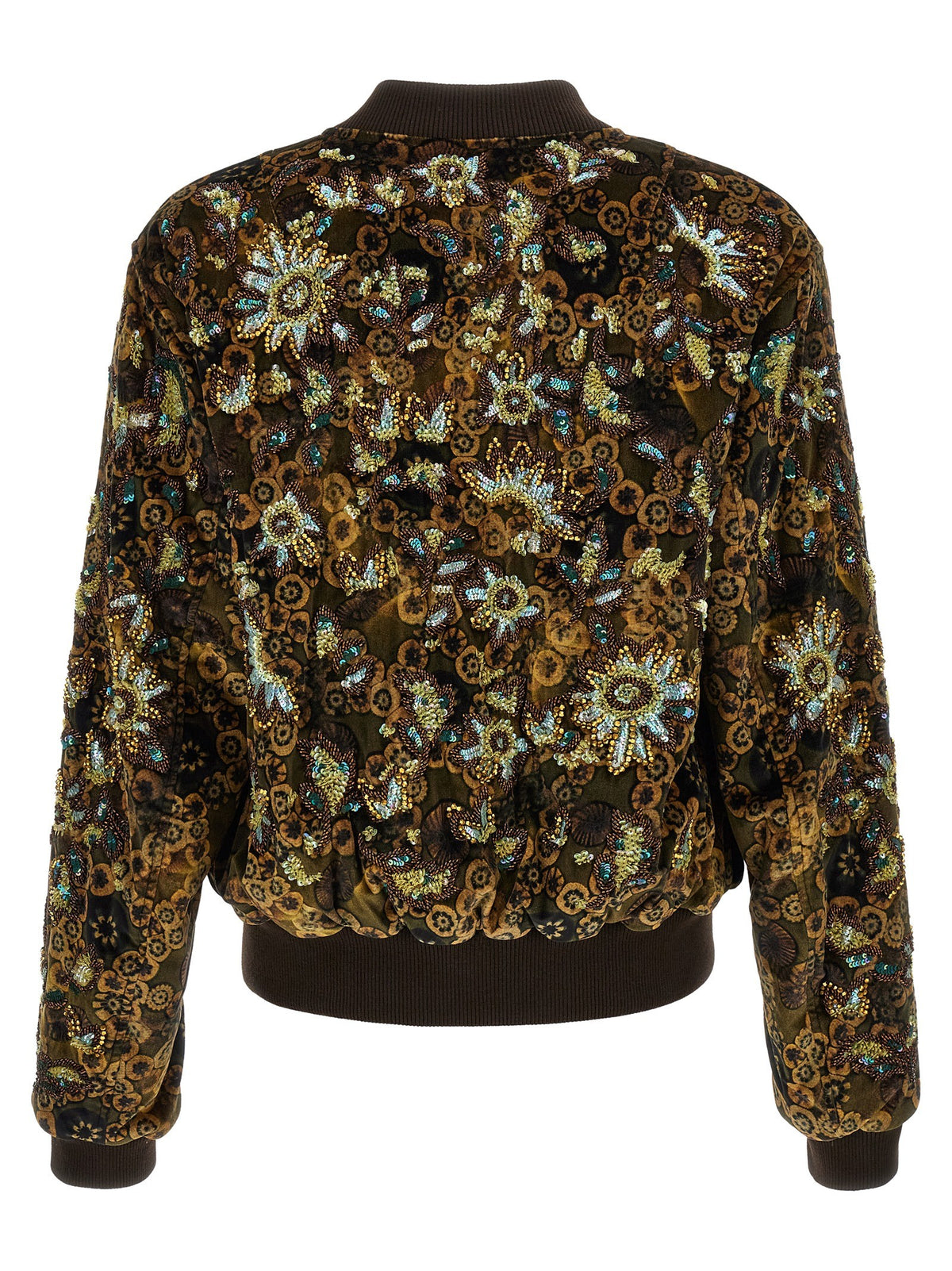 Dries Van Noten Valtor Bomber Jacket Brown
