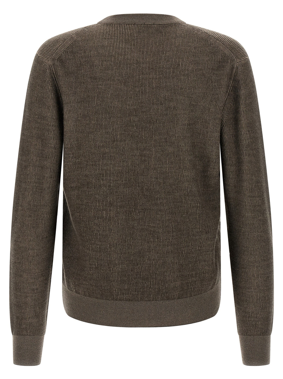 Brioni Vanisé Weave Sweater Brown