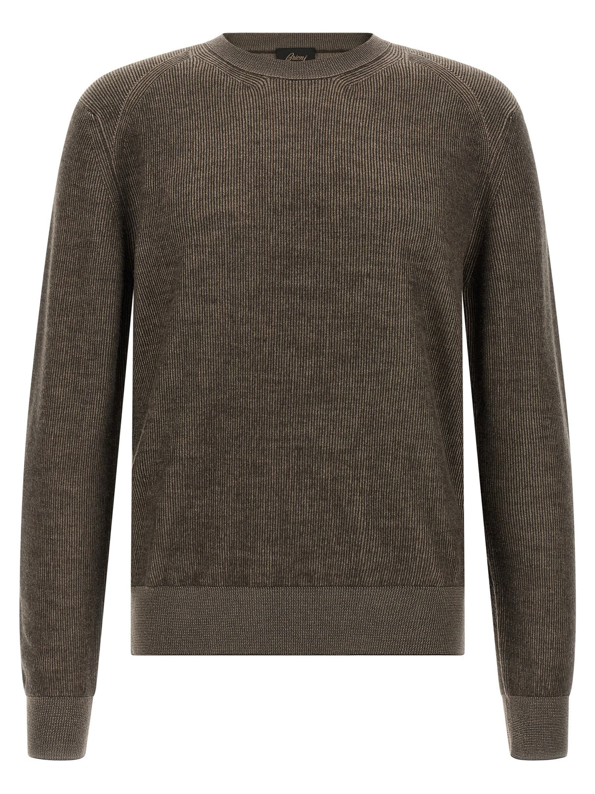 Brioni Vanisé Weave Sweater Brown