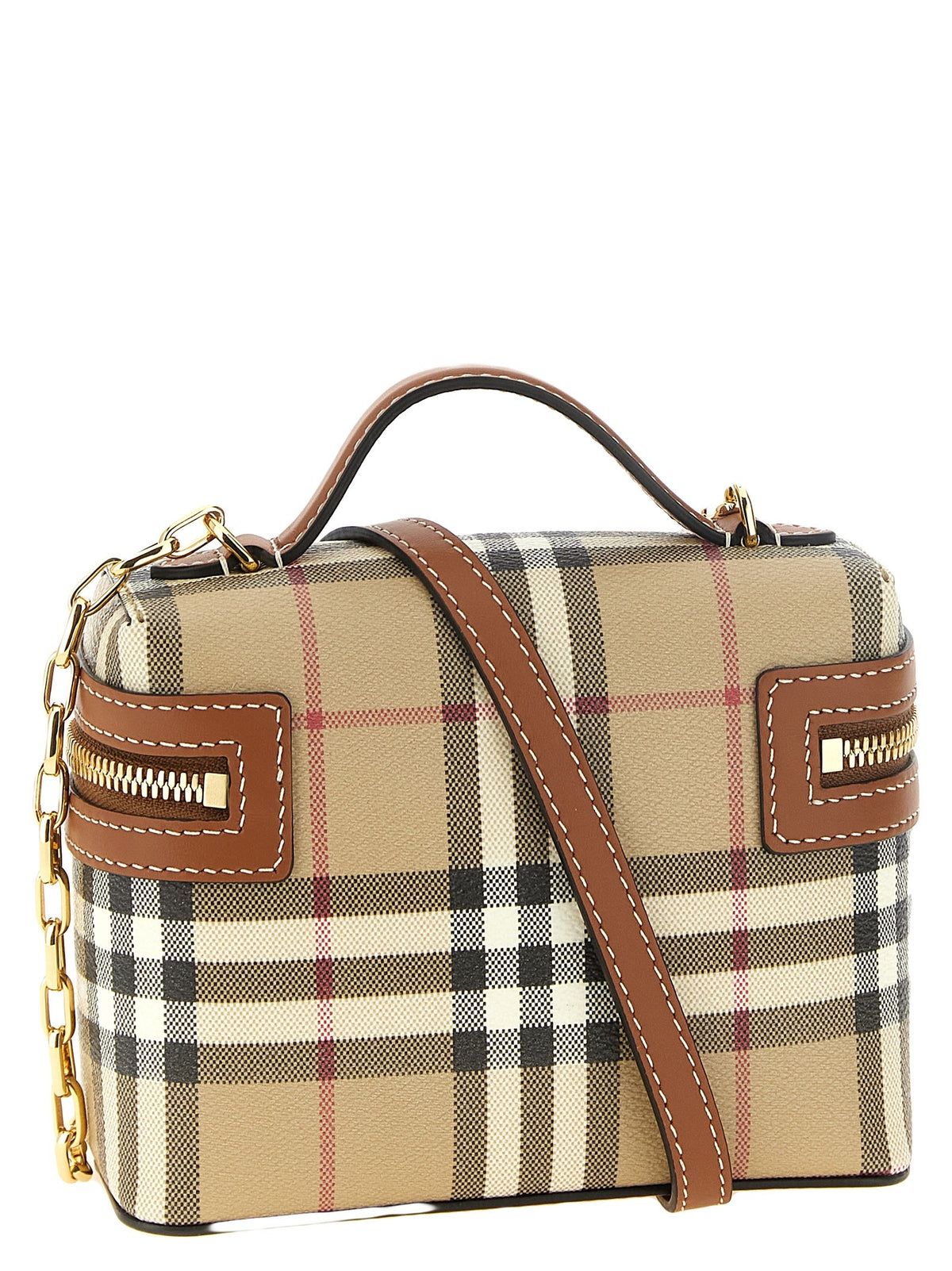 Burberry Vanity Mini Crossbody Bag Beige