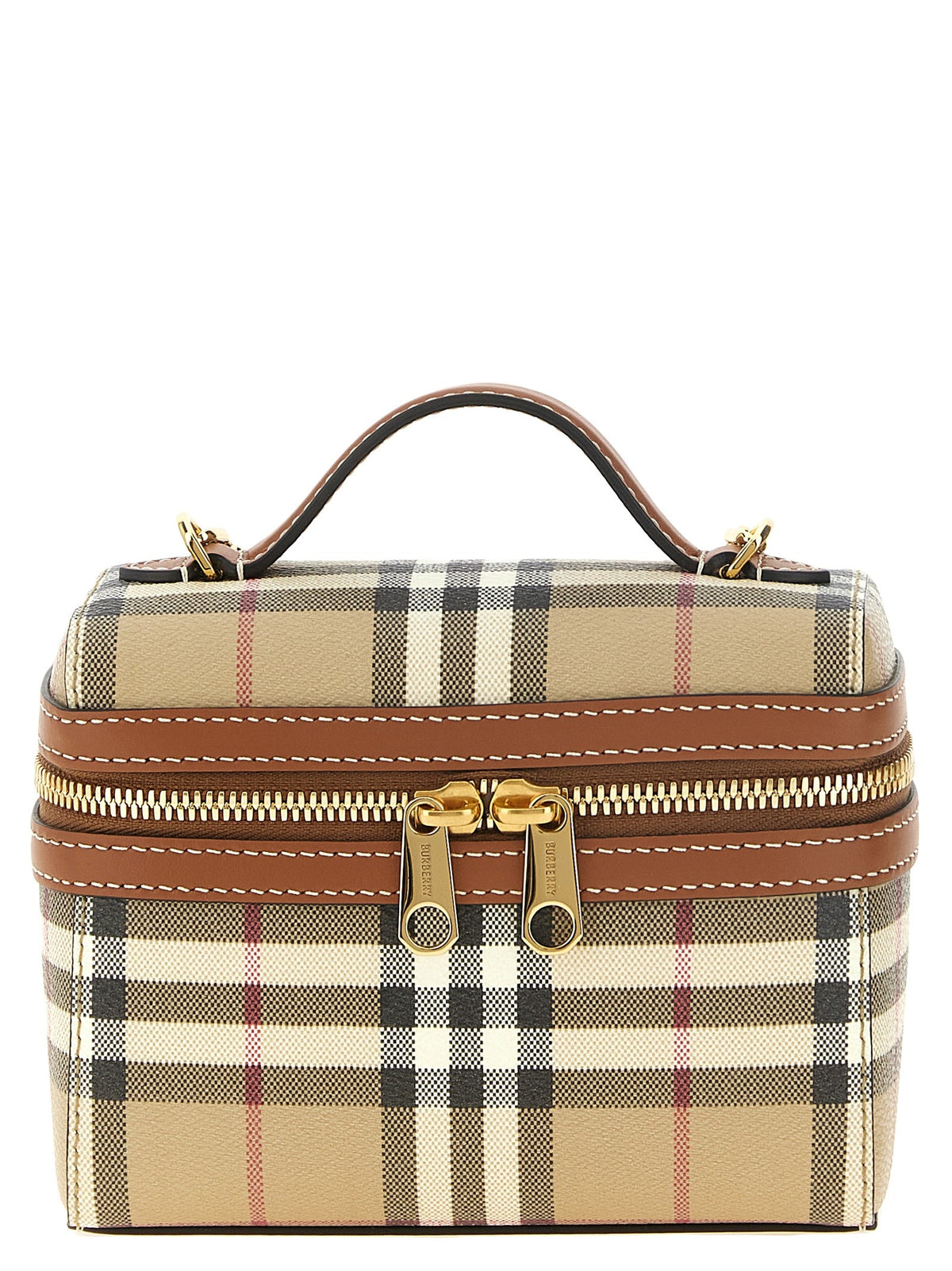 Burberry Vanity Mini Crossbody Bag Beige