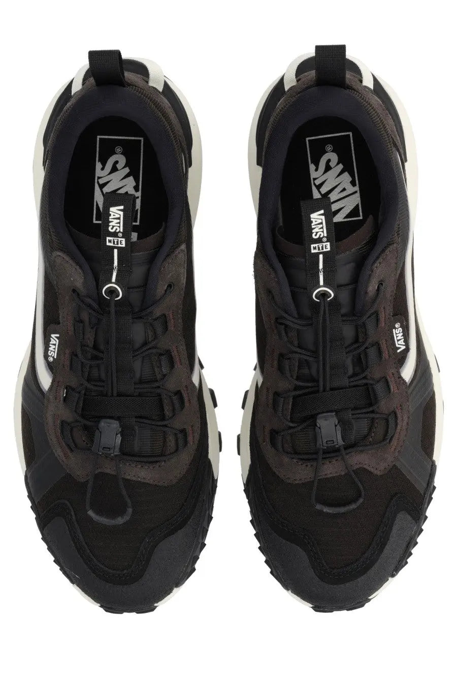 Vans men’s crosspath xc sneaker black with a rugged chunky design featuring mesh and synthetic overlays