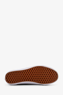 White and brown vans men’s lx old skool canvas sneakers sole with classic diamond patterned rubber tread